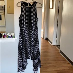 WOMENS MICHAEL KORS MAXI POLKA DOTS DRESS